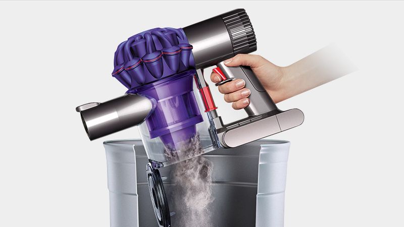  Dyson bin emptying mechanism